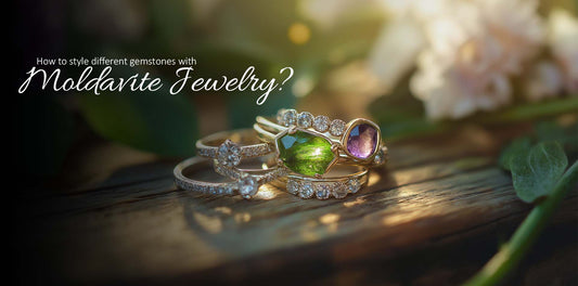 How to style different gemstones with Moldavite Jewelry?