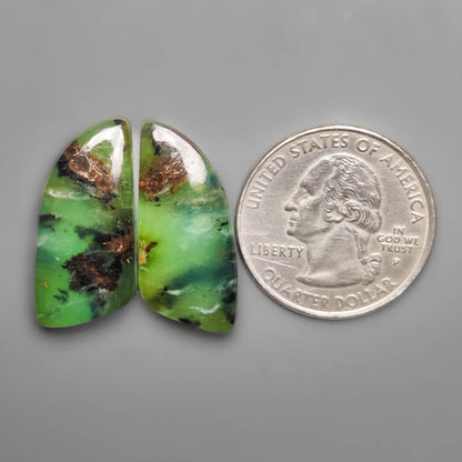 Chrysoprase Pair