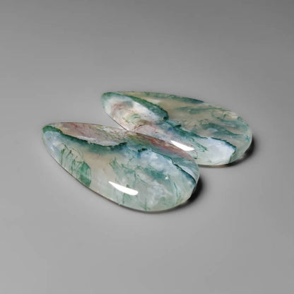 Moss Agate Pair