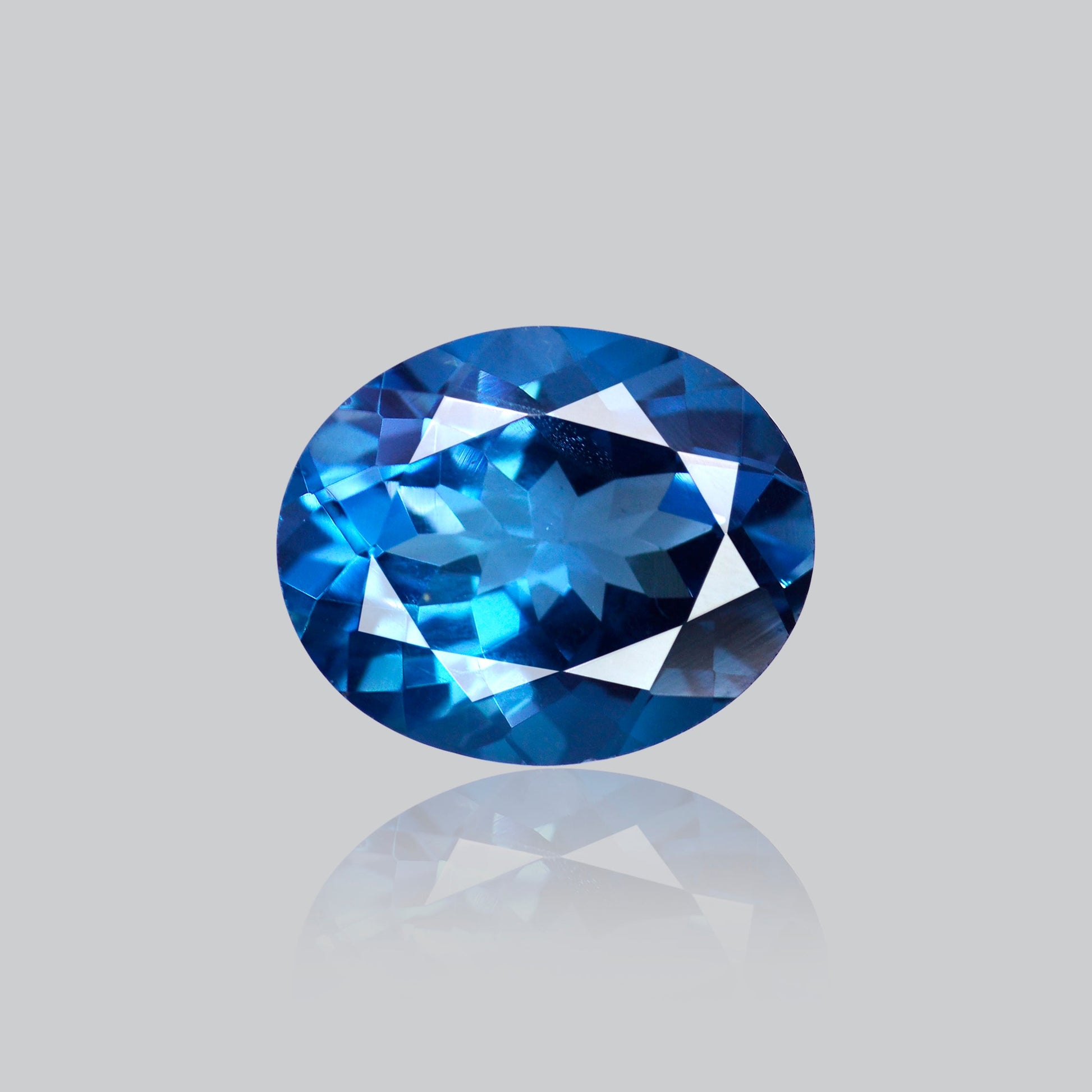 Faceted London Blue Topaz