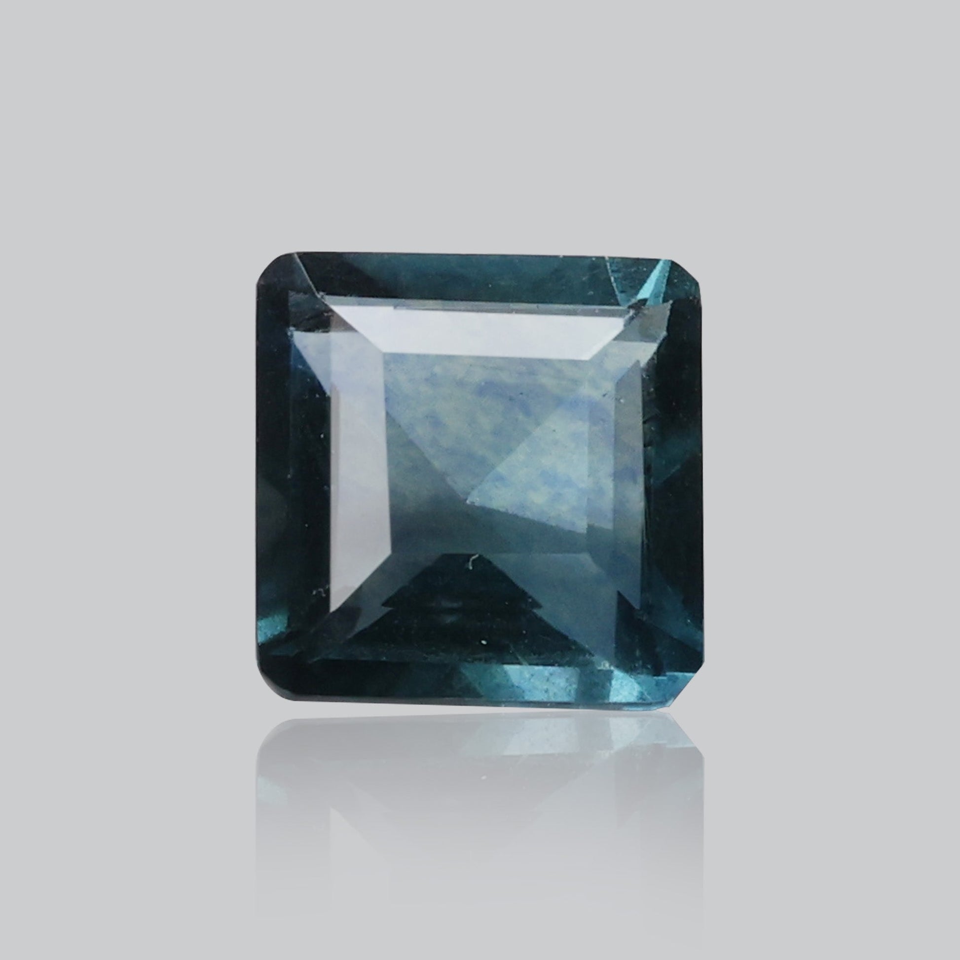 AAA Faceted Belgian Teal Blue Fluorite