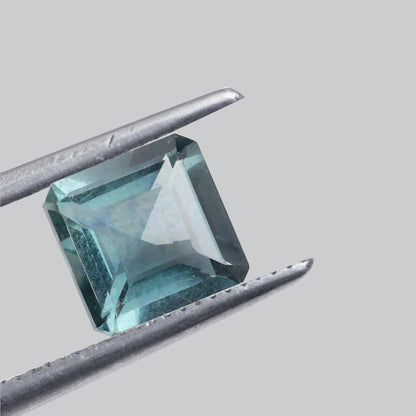 AAA Faceted Belgian Teal Blue Fluorite