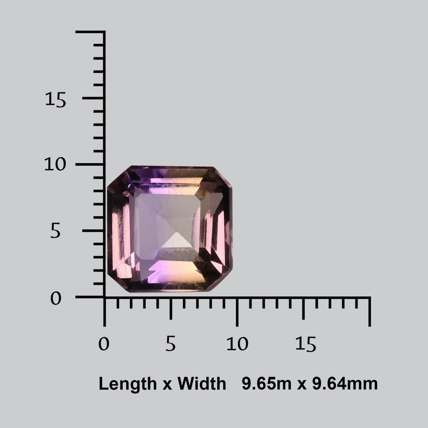 Faceted Ametrine