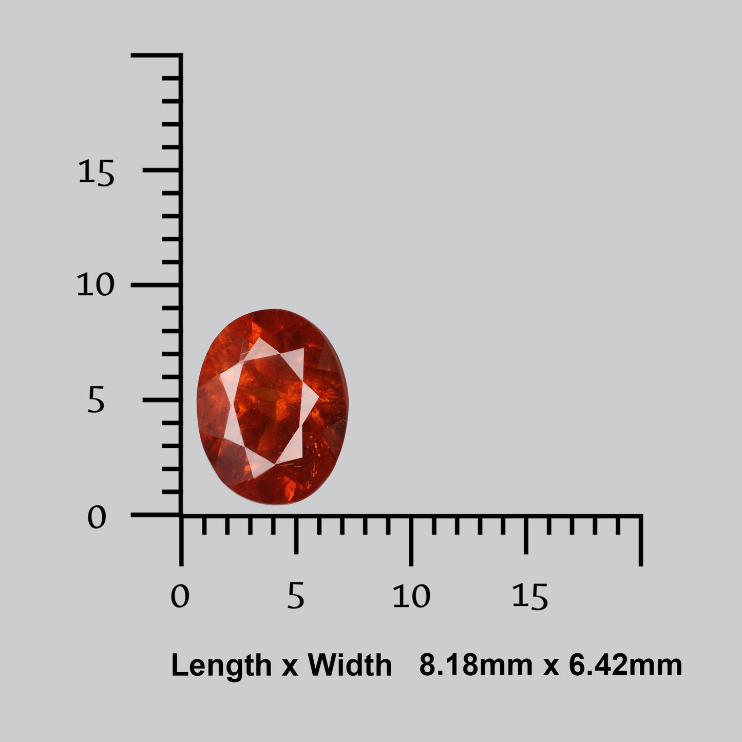 Faceted Rare Spessartite Garnet