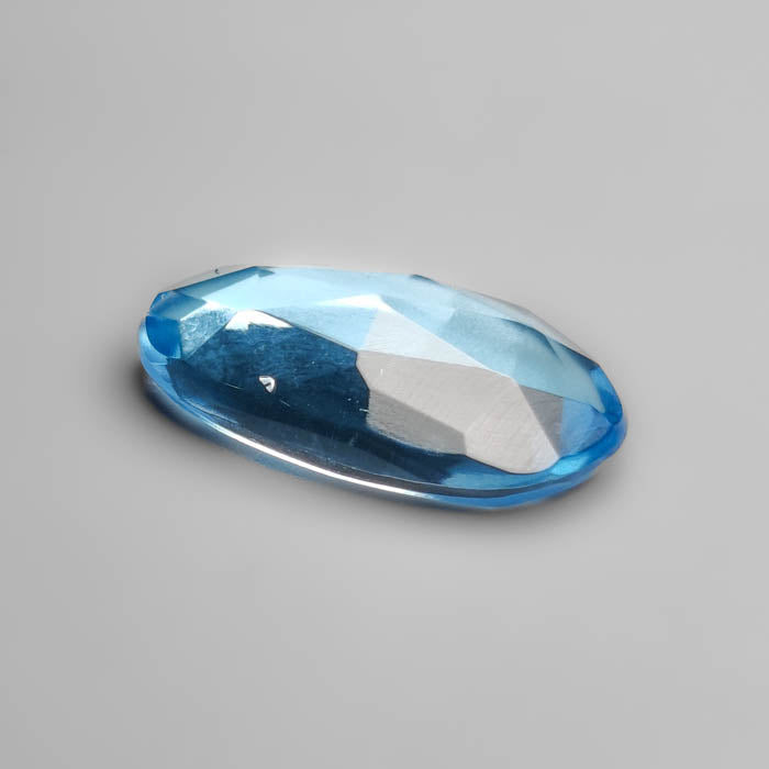 Rose Cut Swiss Blue Topaz