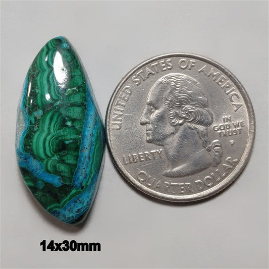 Chrysocolla|Malachite