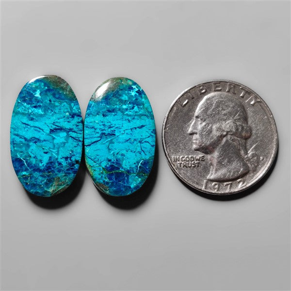 Shattuckite With Azurite Pair