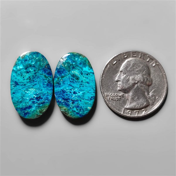 Shattuckite With Azurite Pair