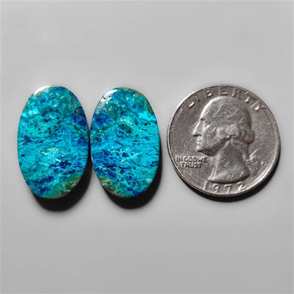 Shattuckite With Azurite Pair