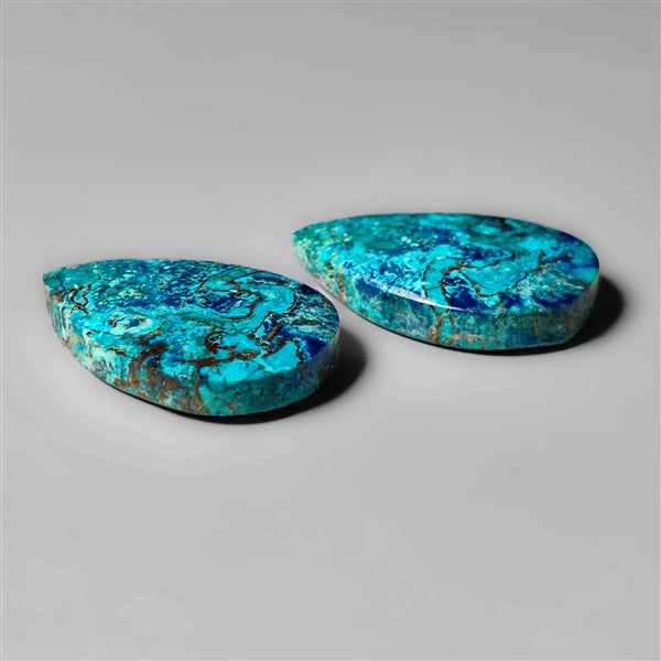 Shattuckite With Azurite Pair