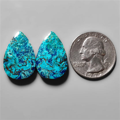 Shattuckite With Azurite Pair