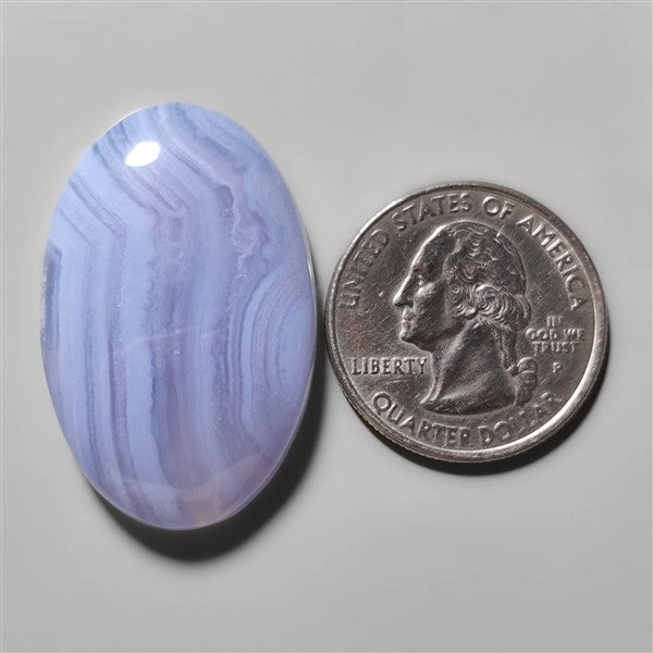 Blue Lace Agate Cabochon