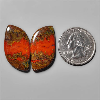 Moroccan Seam Agate Pair