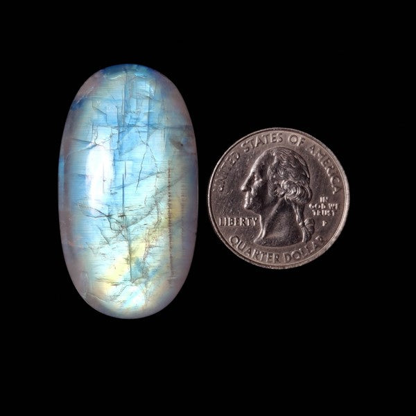 Rainbow Moonstone Cabohcon