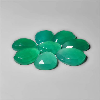 Rose Cut Zimbabwe Chrome Chalcedonies Lot