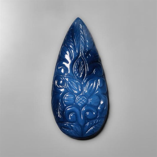 Owyhee Blue Opal Mughal Carving