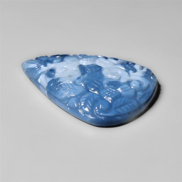 Owyhee Blue Opal Mughal Carving