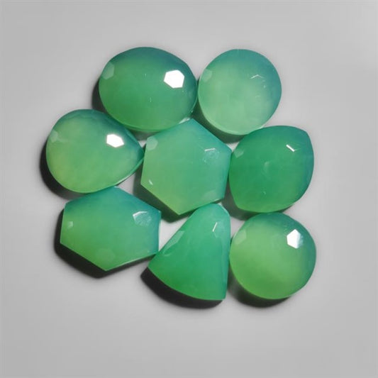 Honeycomb Cut Gemmy Chrysoprase Lot