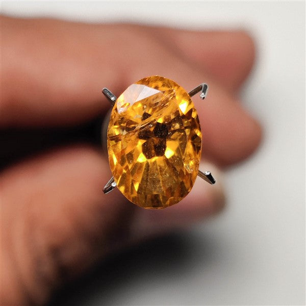 Faceted Citrine