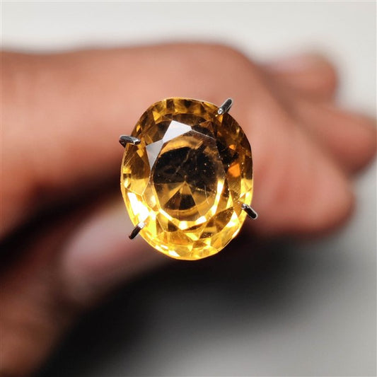 Faceted Citrine