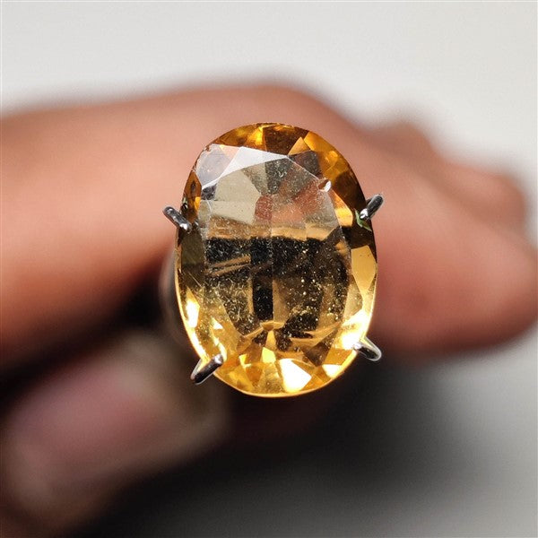 Faceted Citrine