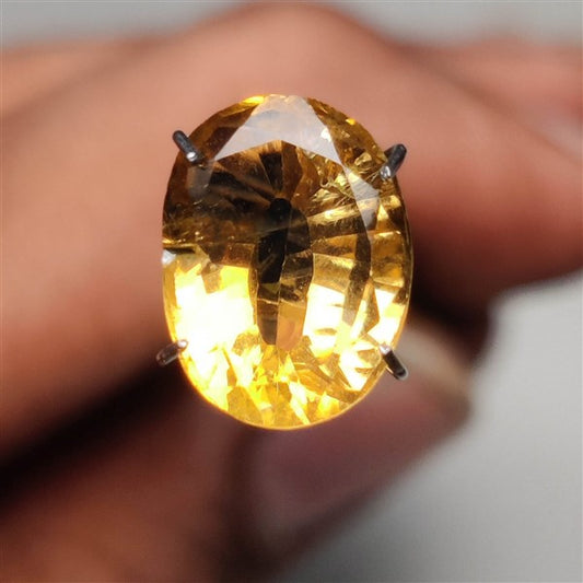 Faceted Citrine