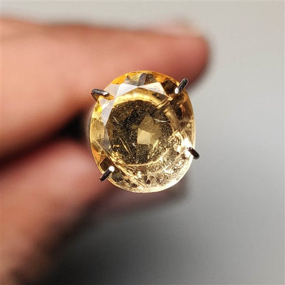 Faceted Citrine