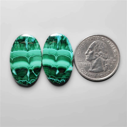 Chrysocolla Malachite Pair