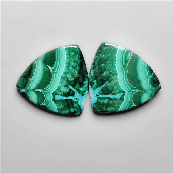 Chrysocolla Malachite Pair