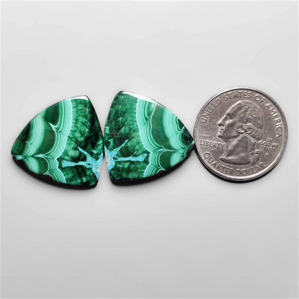 Chrysocolla Malachite Pair