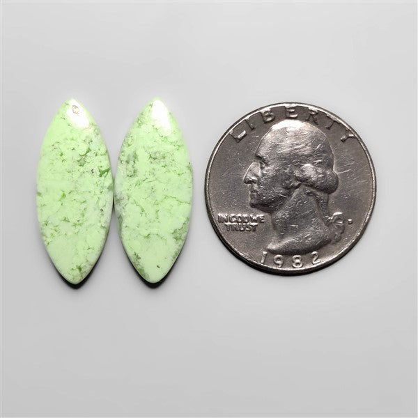 Lemon Chrysoprase Pair