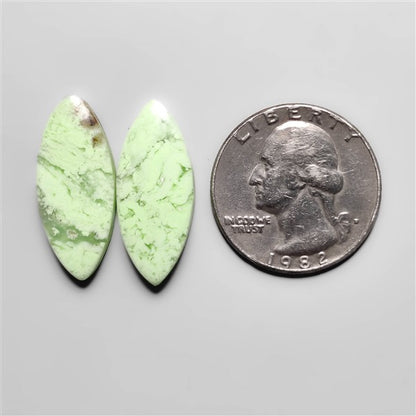 Lemon Chrysoprase Pair