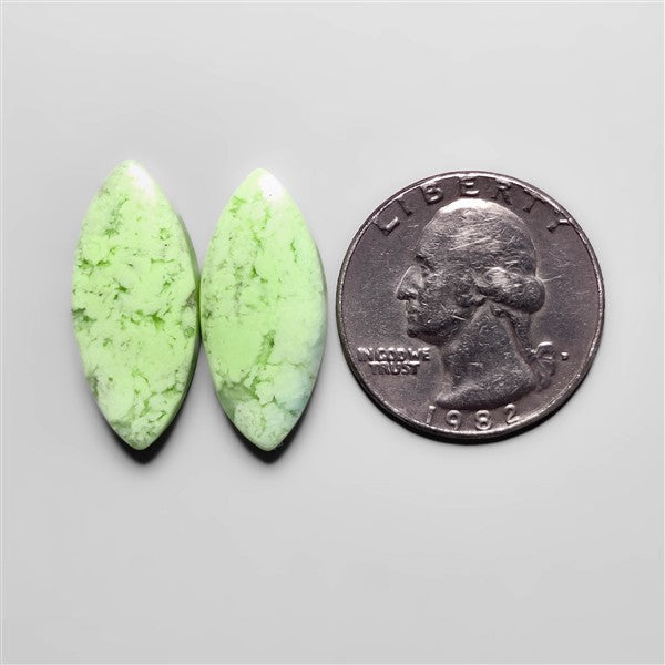 Lemon Chrysoprase Pair