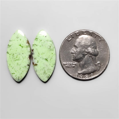 Lemon Chrysoprase Pair