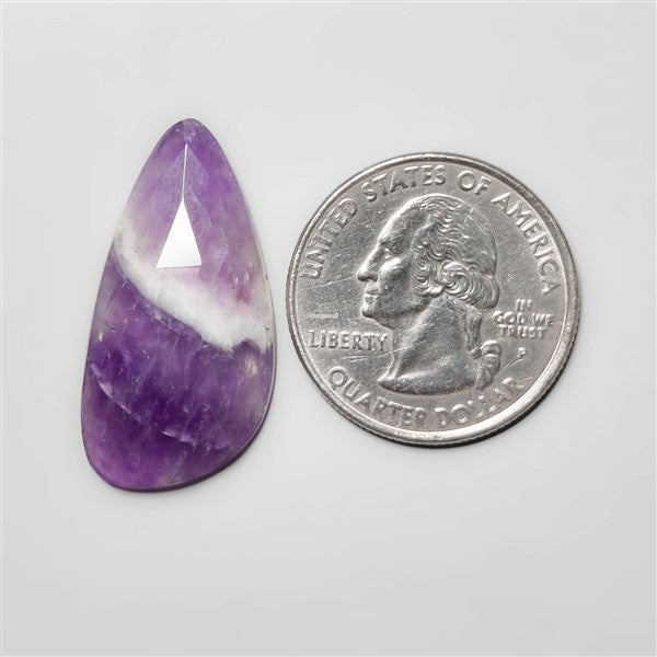 Rose Cut Chevron Amethyst