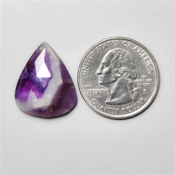 Rose Cut Chevron Amethyst