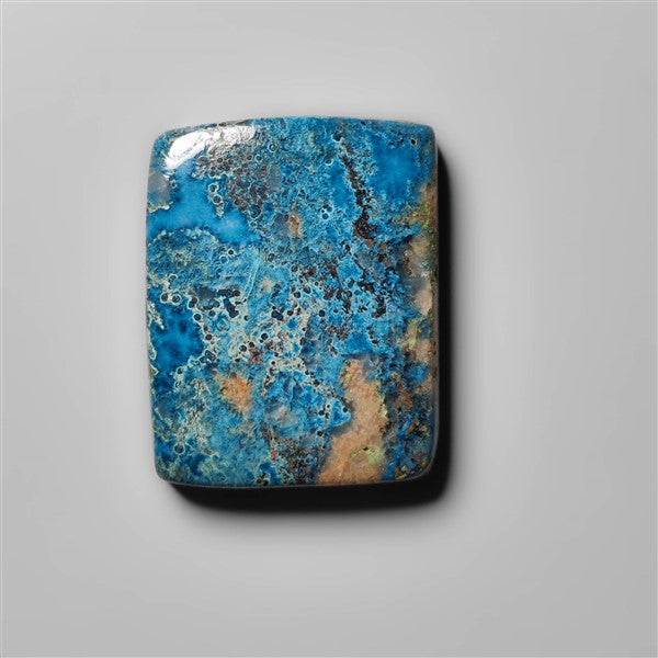 Azurite Shattuckite Cabochon