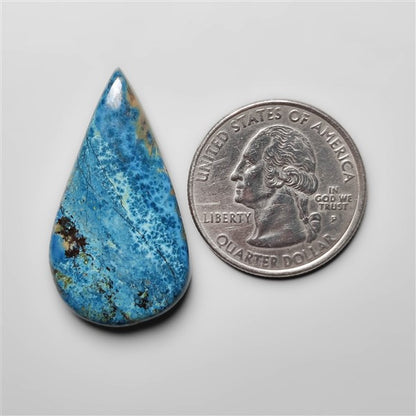 Azurite Shattuckite Cabochon