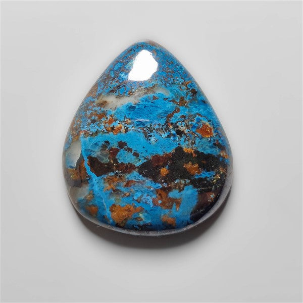 Azurite Shattuckite Cabochon