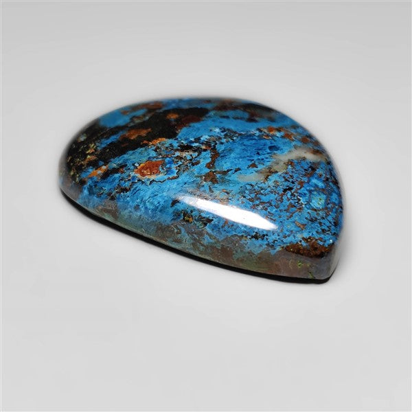 Azurite Shattuckite Cabochon