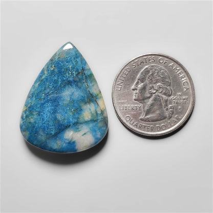 Azurite Shattuckite Cabochon