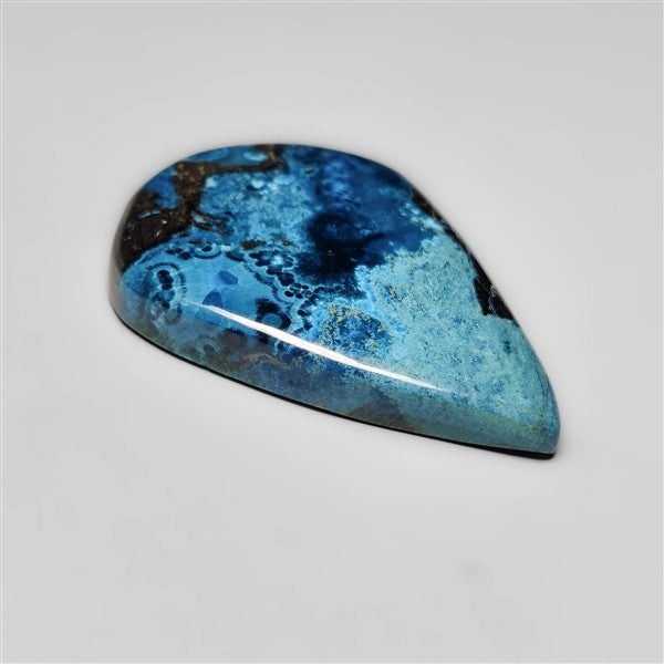 Azurite Shattuckite Cabochon