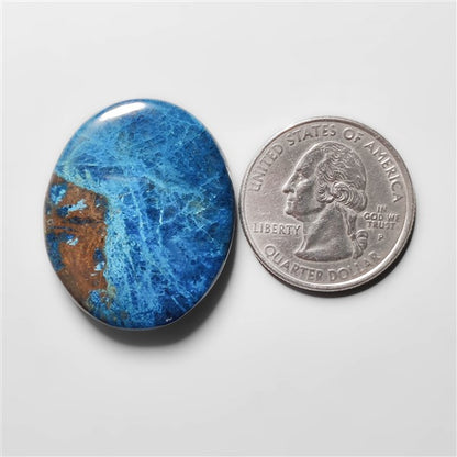 Azurite Shattuckite Cabochon