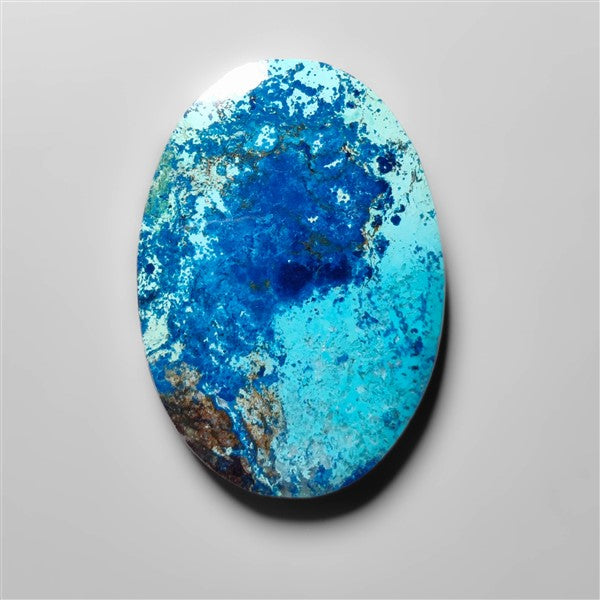 Azurite Shattuckite Cabochon