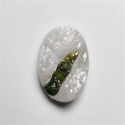 Raw Face Green Tourmaline In Quartz